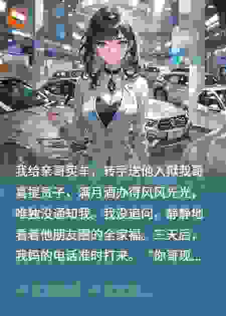 我成了亲戚家的“隐形存款”，哥哥买车时才被想起
